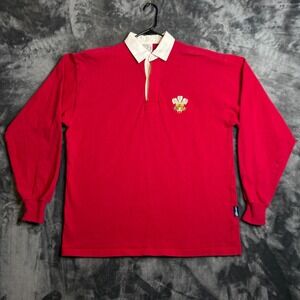 Vintage Halbro Polo Long Sleeve Rugby Collard Shirt Size 2X-Large